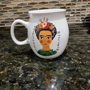 Frida Kahlo White Ceramic Mug